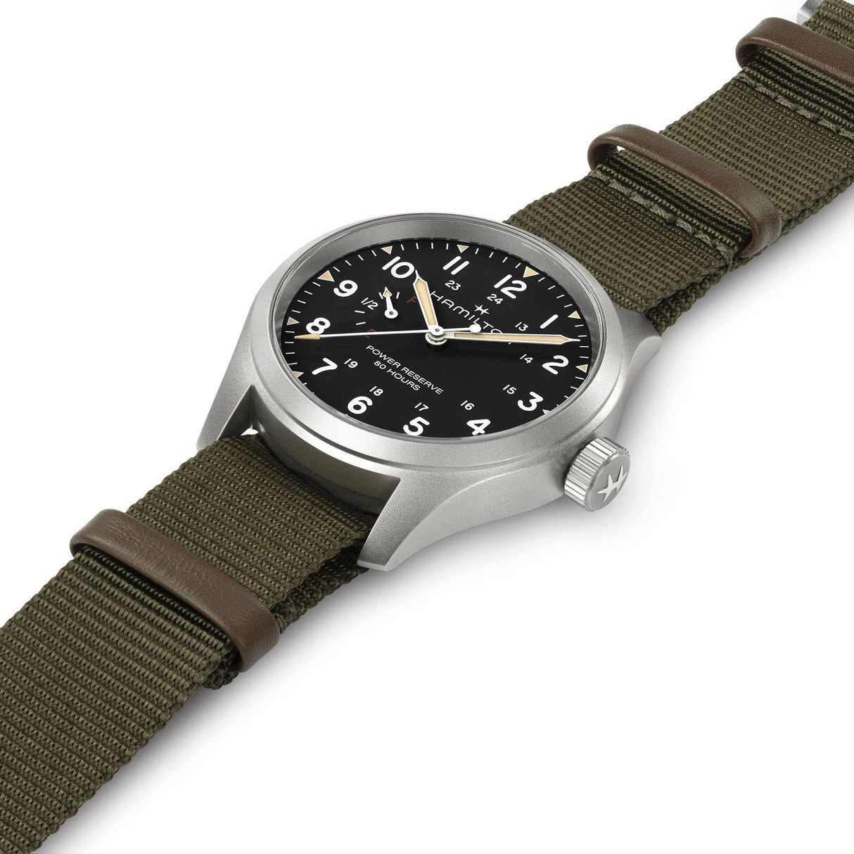 Khaki Field Mechanical Power Reserve 40 mm