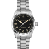 Khaki Field Murph Automatico Nero Acciaio 38mm-Orologi-HAMILTON-Gioielleria Granarelli