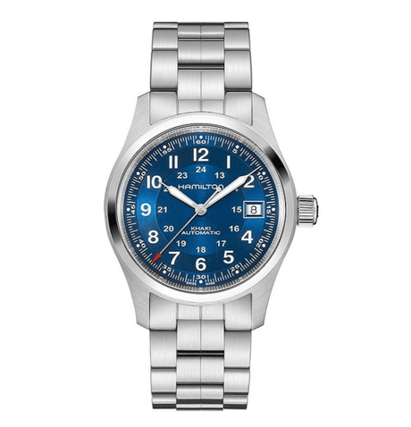 Khaki Field Blu 38 mm-Orologi-HAMILTON-Gioielleria Granarelli