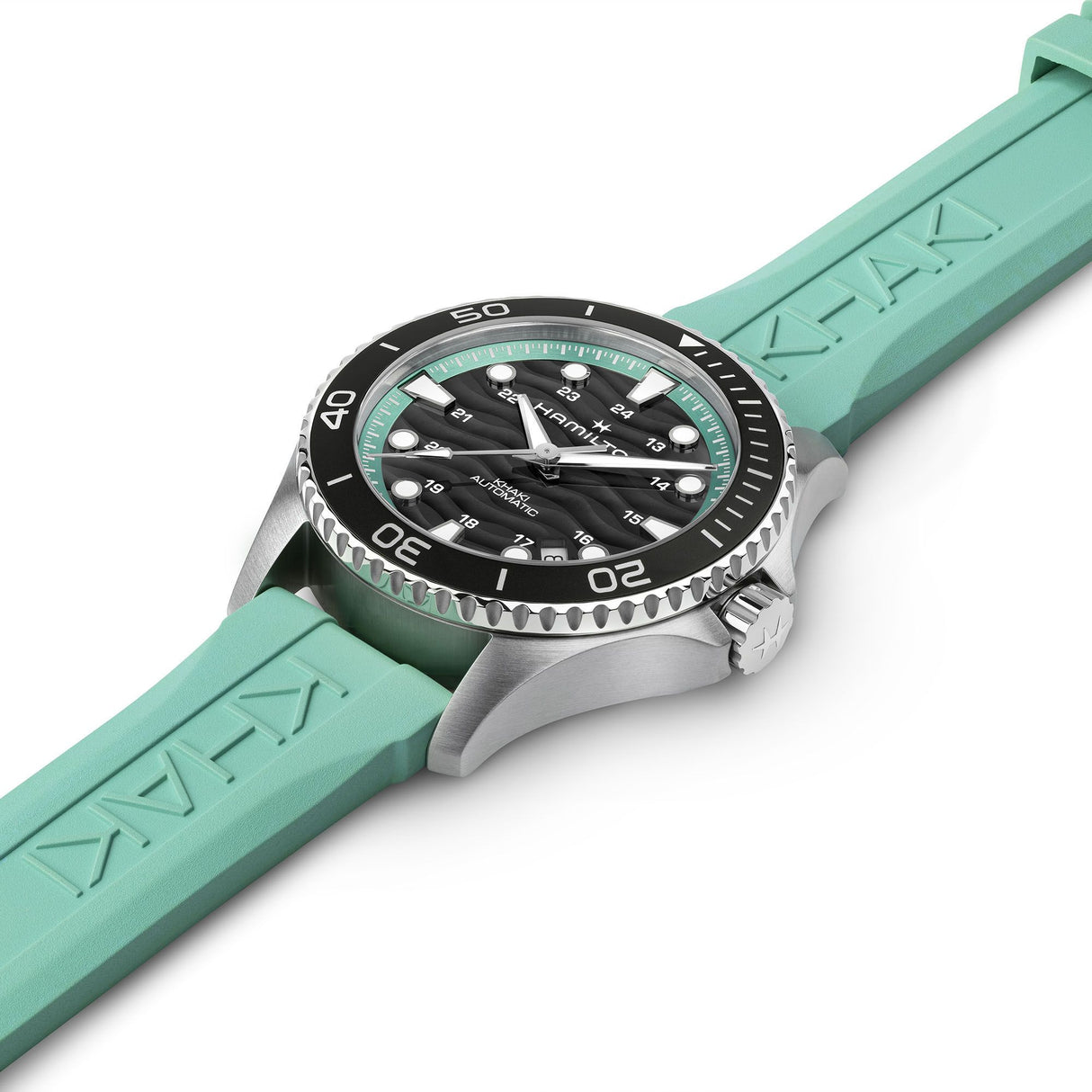 Khaki Navy Scuba Automatico Verde Acqua 40mm