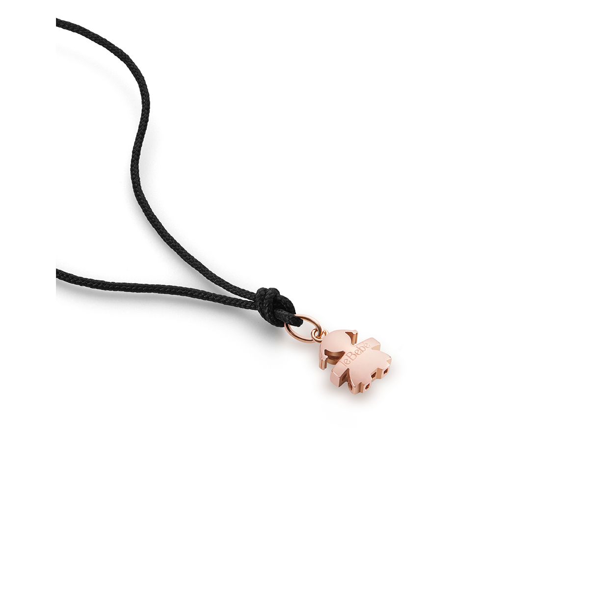 Ciondolo i Tesorini Mini Bimba in Oro Rosa