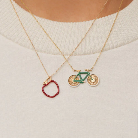 Collana Mela Con Smalto-Girocolli-ALIITA-Gioielleria Granarelli