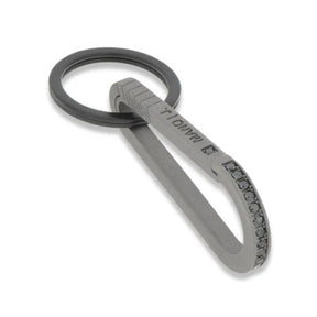 Portachiavi Mochettone in Titanio Diamanti Black 3 Punti-Accessori-MANO-Gioielleria Granarelli