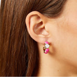 Orecchini Cuoricino Neon