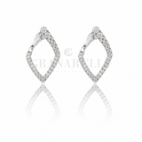 Orecchini di Diamanti In Oro Bianco