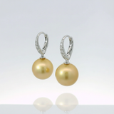 Orecchini Perla Australiana Gold - inclinazione originale