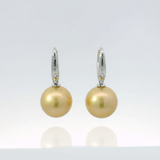Orecchini Perla Australiana Gold - sfondo pulito