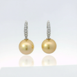Orecchini Perla Australiana Gold