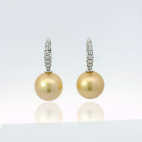 Orecchini Perla Australiana Gold