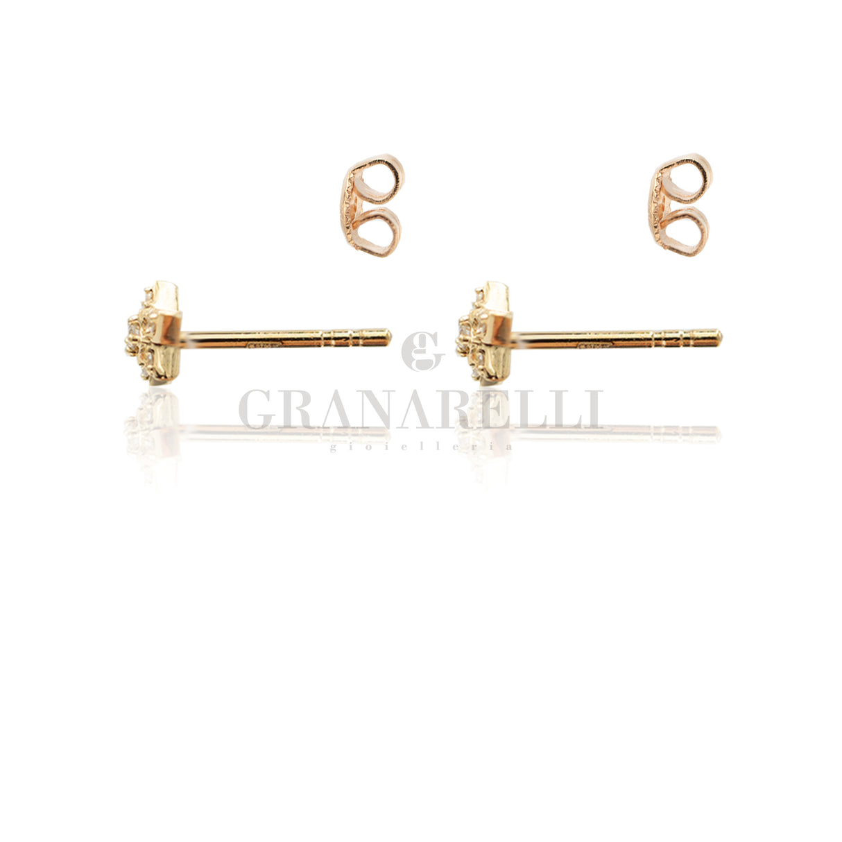 Orecchini Stella Diamanti in Oro Giallo