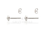 Orecchini Stella Diamanti in oro bianco