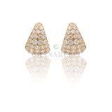 Orecchini Cerchi Diamanti 1.14kt In Oro Rosa