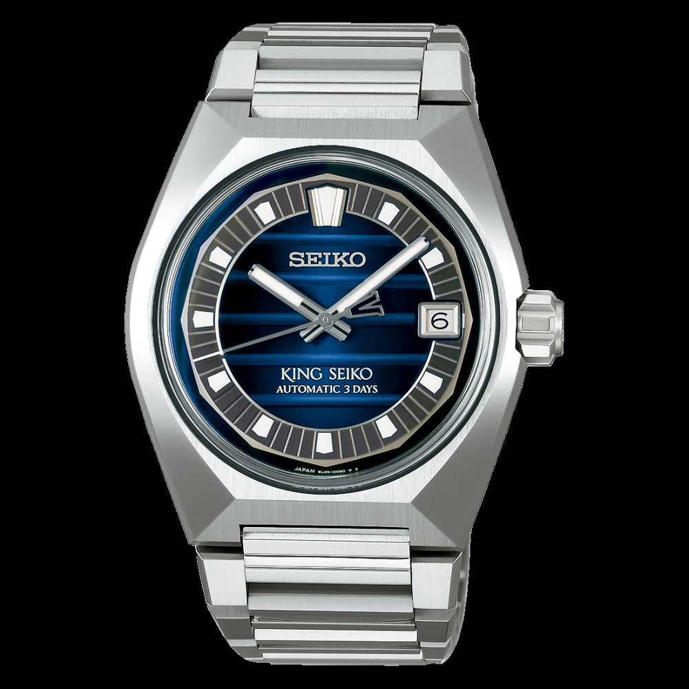 King Seiko VANAC Automatico Blu Acciaio 41mm