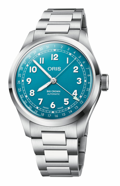 Big Crown Pointer Date Turchese 40mm-Orologi-ORIS-Gioielleria Granarelli