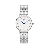 Petite Roman Numerals 5-Link Silver