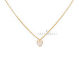 Girocollo Punto Luce Diamante taglio Cuore 0.20kt Oro Giallo-RECARLO-p67px001/g022-45-Gioielleria Granarelli