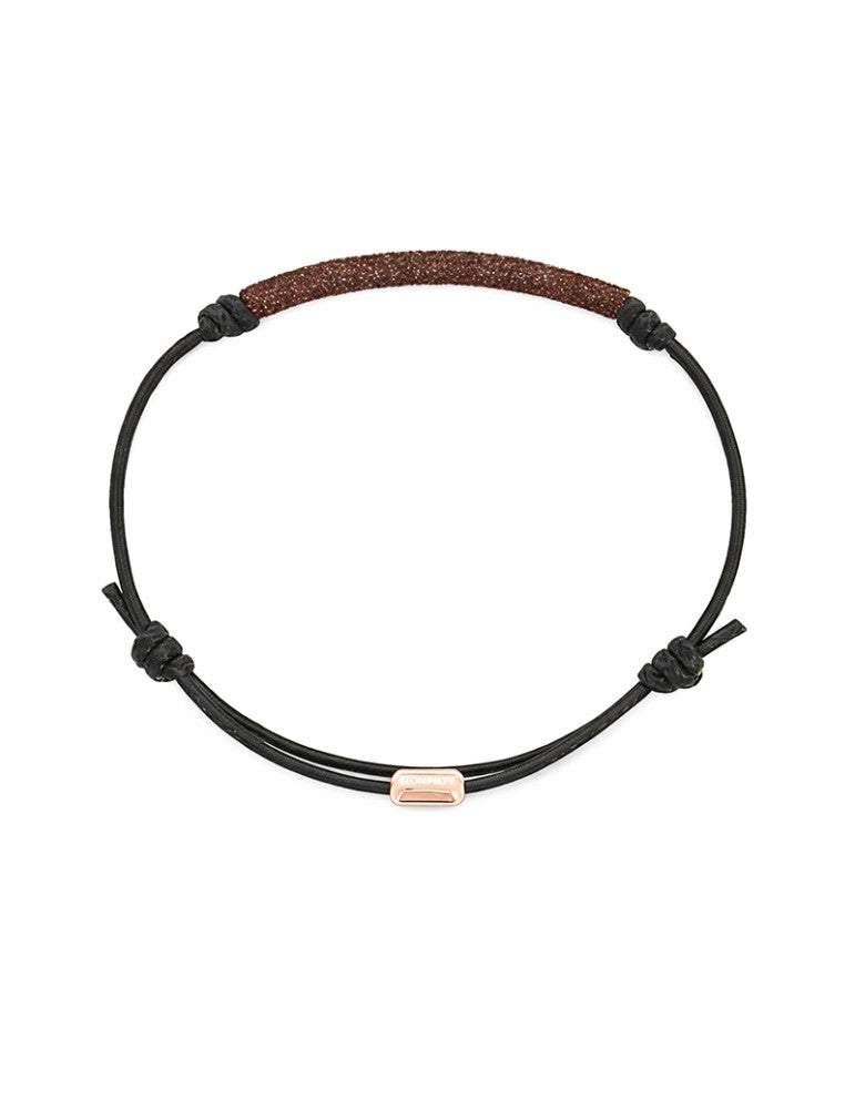 Bracciale Corda Barretta Polvere di Sogni Brown