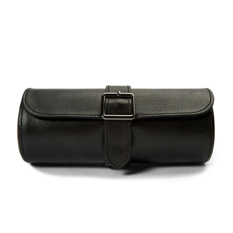 Rotolo Porta Orologi Triplo British Racing Nero