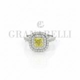 Ring fancy color diamond with GRANARELLI watermark
