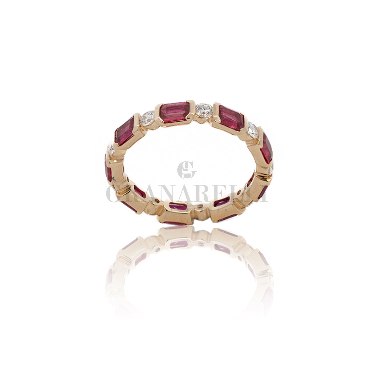 Fedina Rubini and diamonds in rose gold