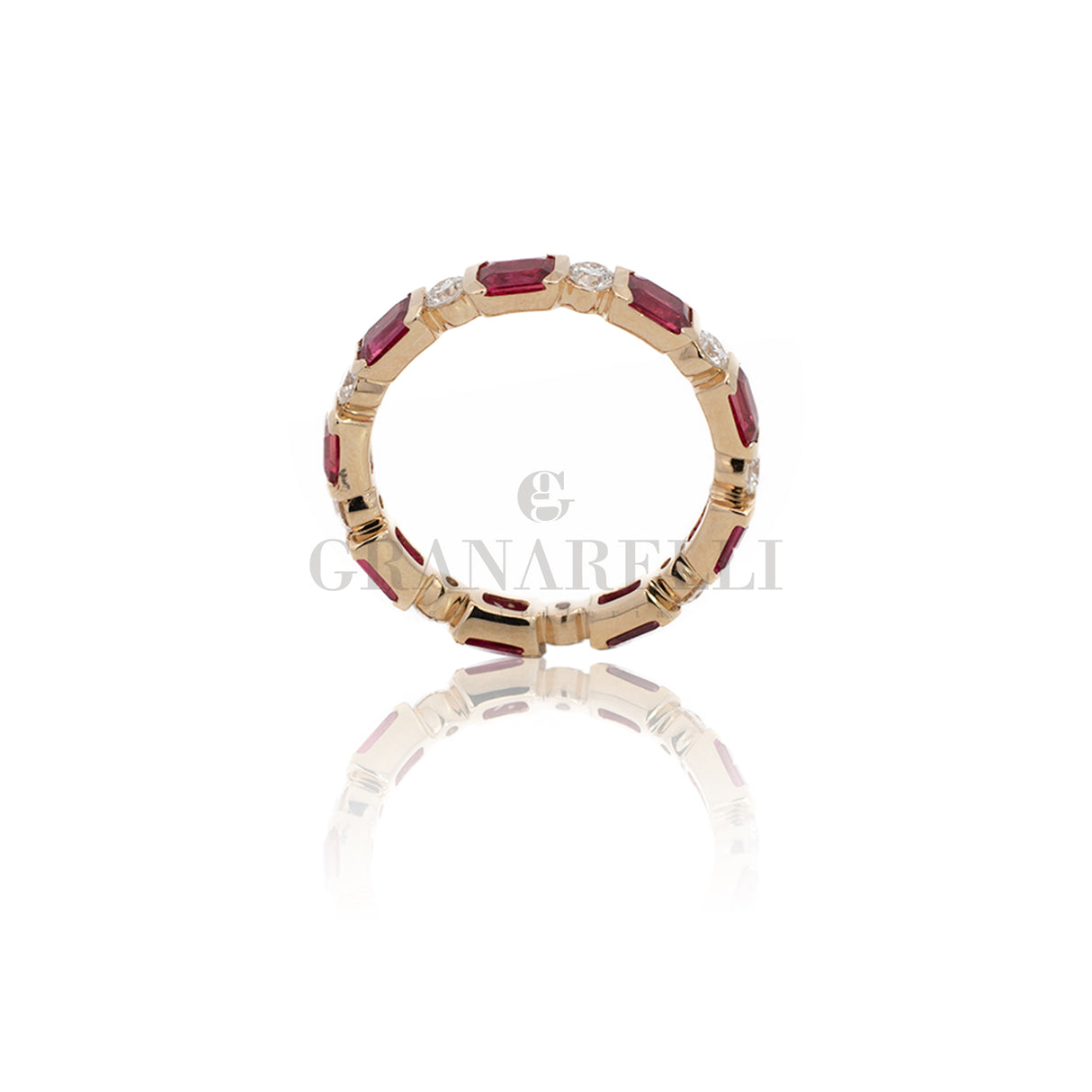 Fedina Rubini and diamonds in rose gold