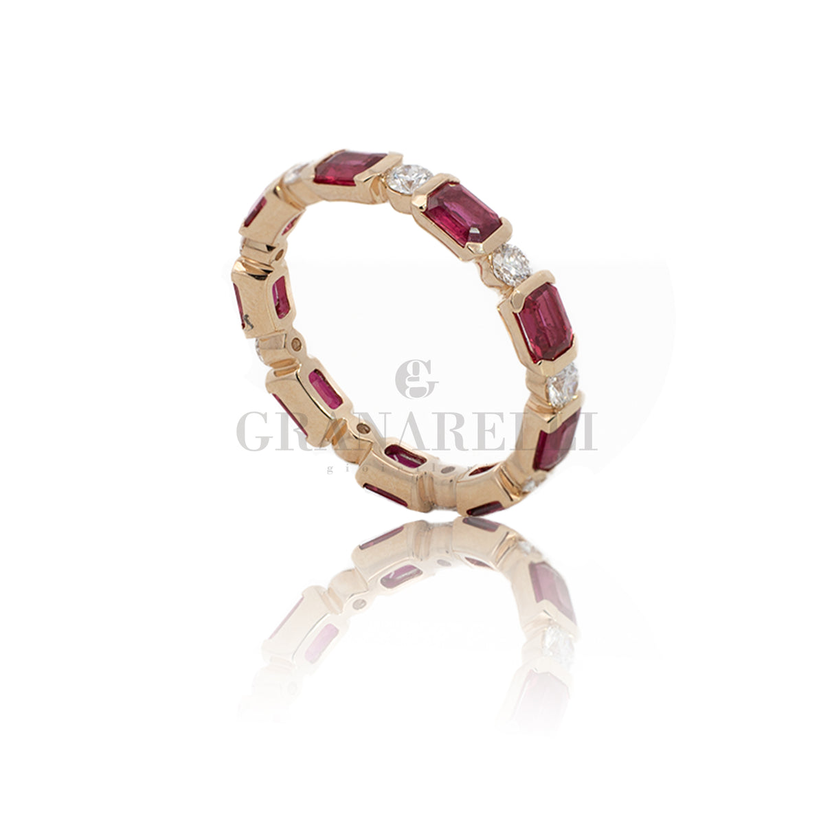 Fedina Rubini and diamonds in rose gold