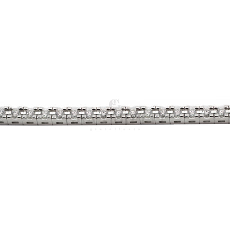 Bracciale Tennis Oro Bianco Diamanti 1.83kt-Bracciali-GRANARELLI-Gioielleria Granarelli