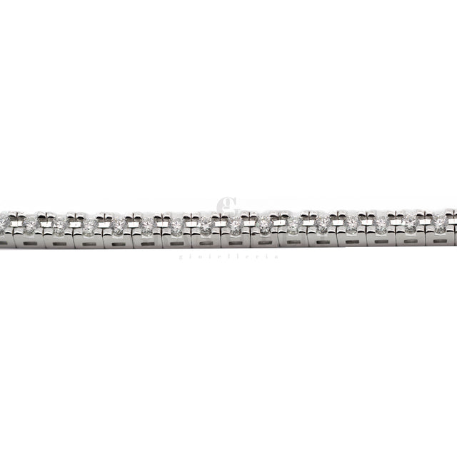 Bracciale Tennis Oro Bianco Diamanti 1.83kt-Bracciali-GRANARELLI-Gioielleria Granarelli