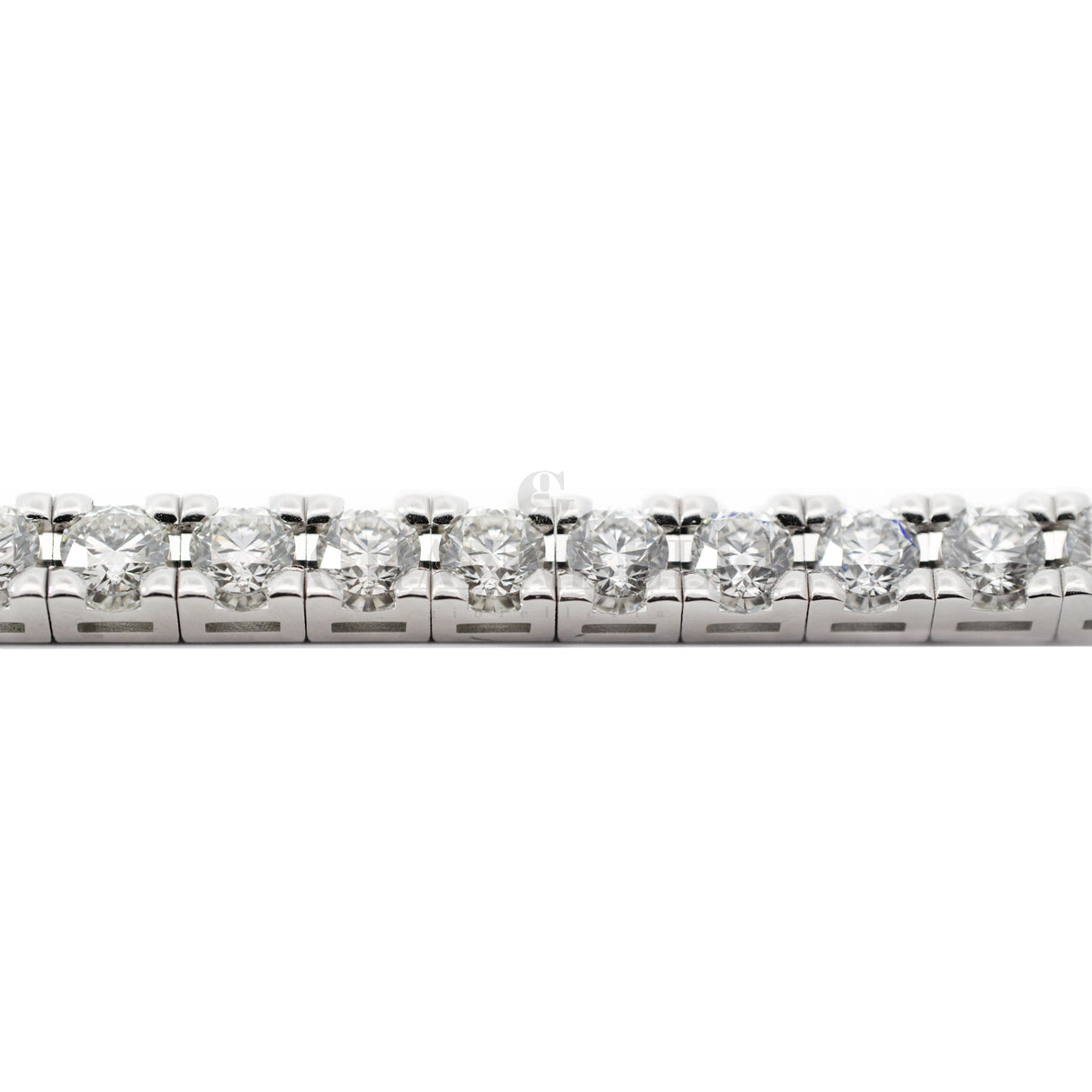 Bracciale Tennis Oro Bianco Diamanti 7.15kt-Bracciali-GRANARELLI-Gioielleria Granarelli