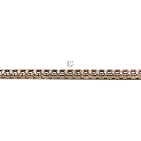 Bracciale Tennis Oro Rosa Diamanti 1.28kt-Bracciali-GRANARELLI-Gioielleria Granarelli