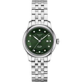Le Locle Automatic Lady Verde con Diamanti-Orologi-TISSOT-Gioielleria Granarelli