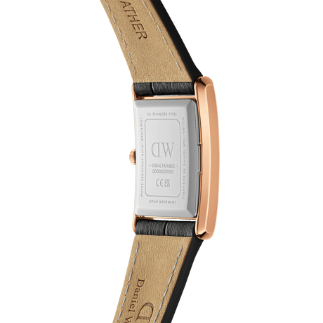 Bound Black Crocodile Rose Gold-Orologi-DANIEL WELLINGTON-Gioielleria Granarelli