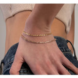 Bracciale in Argento e Oro Rosa Rock Twist