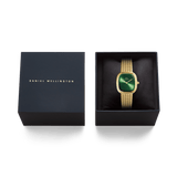Margot Braided Mesh Emerald Gold 24mm