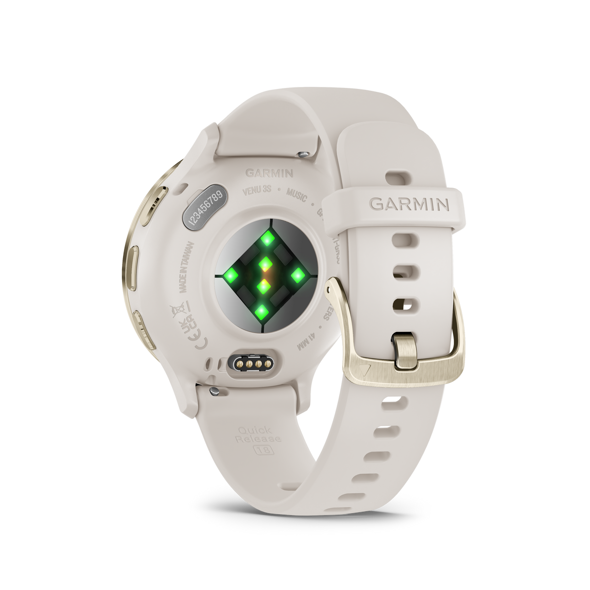 Venu 3S - Ivory & Soft Gold con cinturino in silicone