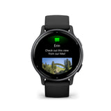 vívoactive® 5 Black & Slate con cinturino in silicone-GARMIN-010-02862-10-Gioielleria Granarelli