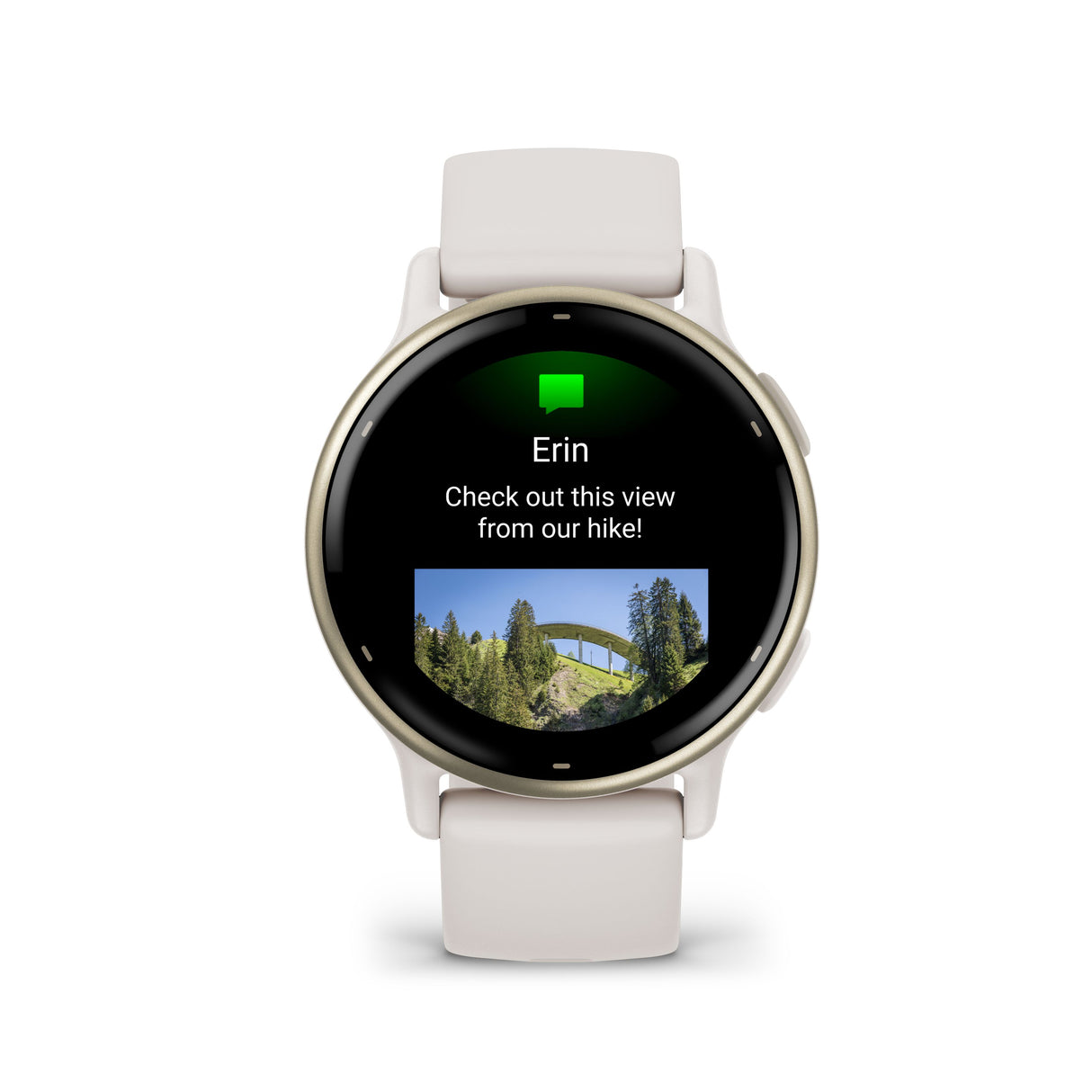 vívoactive® 5 Cream gold & Ivory con cinturino in silicone-Orologi-GARMIN-Gioielleria Granarelli
