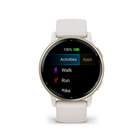 vívoactive® 5 Cream gold & Ivory con cinturino in silicone-Orologi-GARMIN-Gioielleria Granarelli
