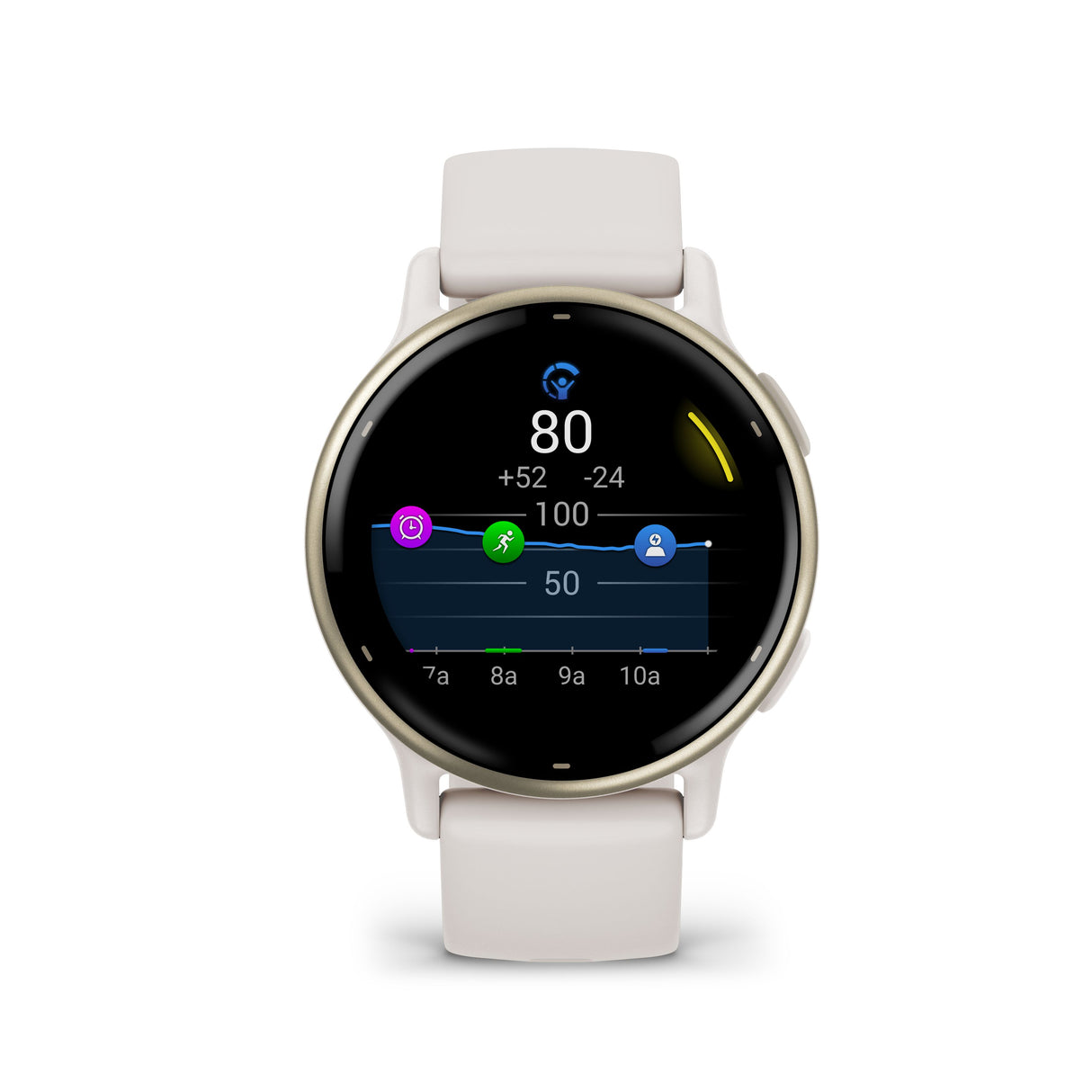 vívoactive® 5 Cream gold & Ivory con cinturino in silicone-Orologi-GARMIN-Gioielleria Granarelli