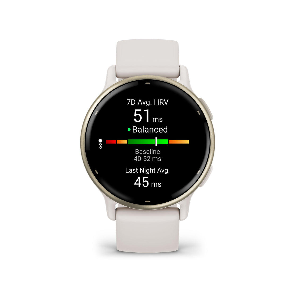 vívoactive® 5 Cream gold & Ivory con cinturino in silicone-Orologi-GARMIN-Gioielleria Granarelli