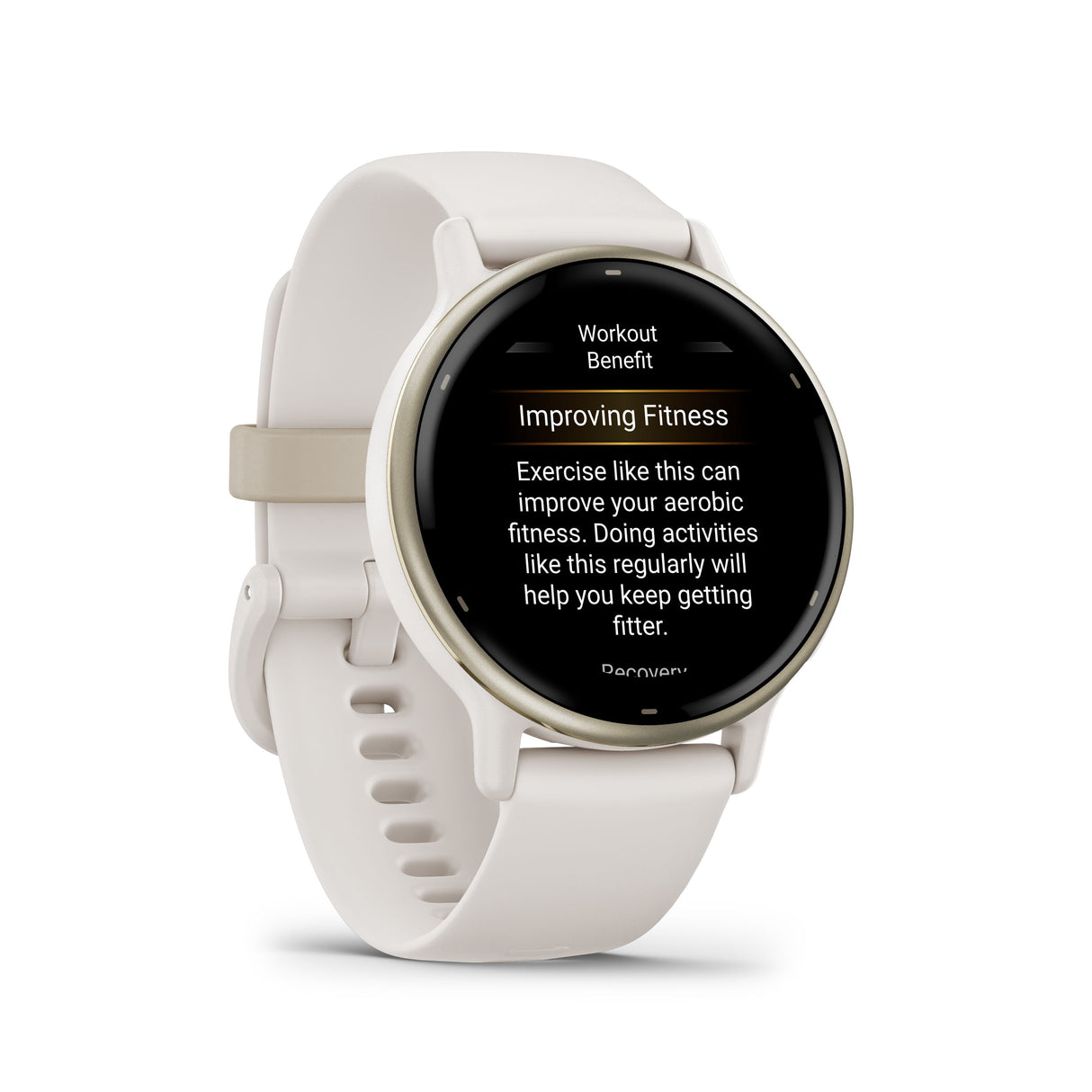 vívoactive® 5 Cream gold & Ivory con cinturino in silicone-Orologi-GARMIN-Gioielleria Granarelli