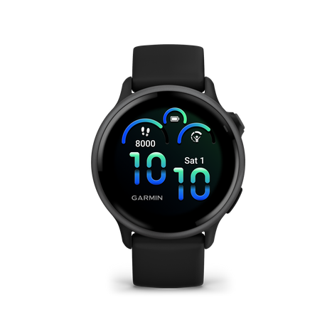 vívoactive® 6 Slate con cinturino nero-Orologi-GARMIN-Gioielleria Granarelli