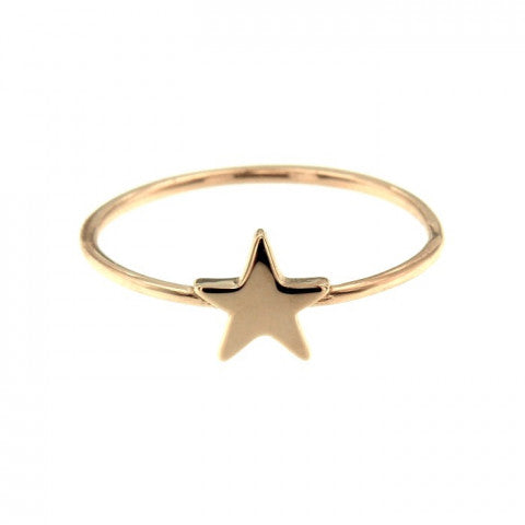 Anello Stella Oro Giallo