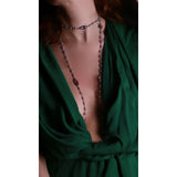 Collana con Perle Bianche e Rosa e Zirconi-Girocolli-YVONE CHRISTA-Gioielleria Granarelli