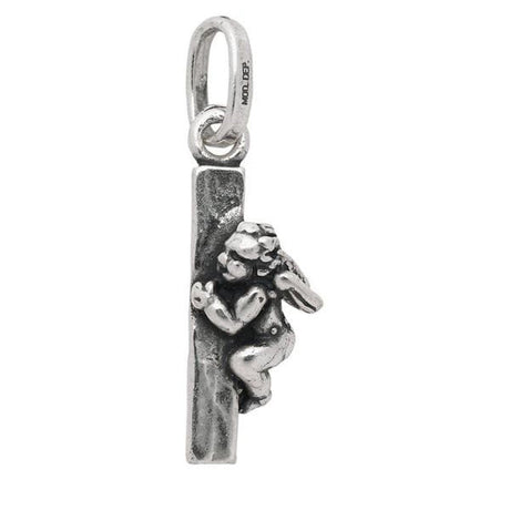 Charm Lettera I con Angelo-Ciondoli-RASPINI- [SKU] -Gioielleria Granarelli