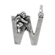 Charm Lettera W con Angelo-Ciondoli-RASPINI- [SKU] -Gioielleria Granarelli