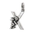 Charm Lettera X con Angelo-Ciondoli-RASPINI- [SKU] -Gioielleria Granarelli