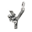 Charm Lettera Y con Angelo-Ciondoli-RASPINI- [SKU] -Gioielleria Granarelli