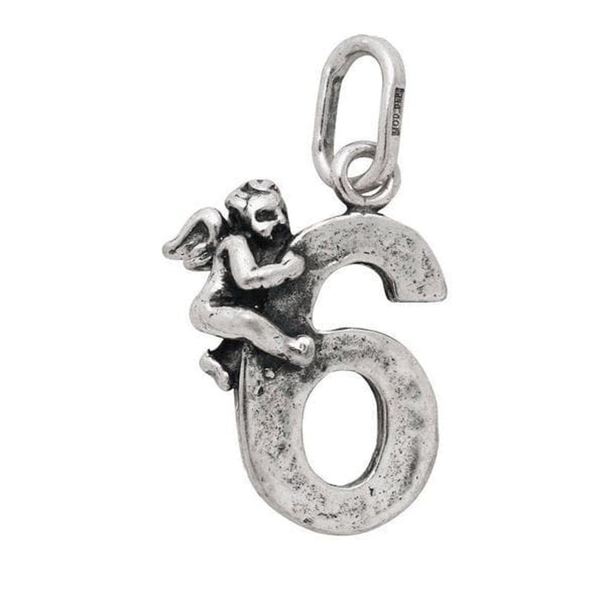 Charm Numero 6 con Angelo-Girocolli-RASPINI- [SKU] -Gioielleria Granarelli
