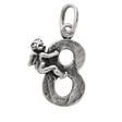 Charm Numero 8 con Angelo-Girocolli-RASPINI- [SKU] -Gioielleria Granarelli